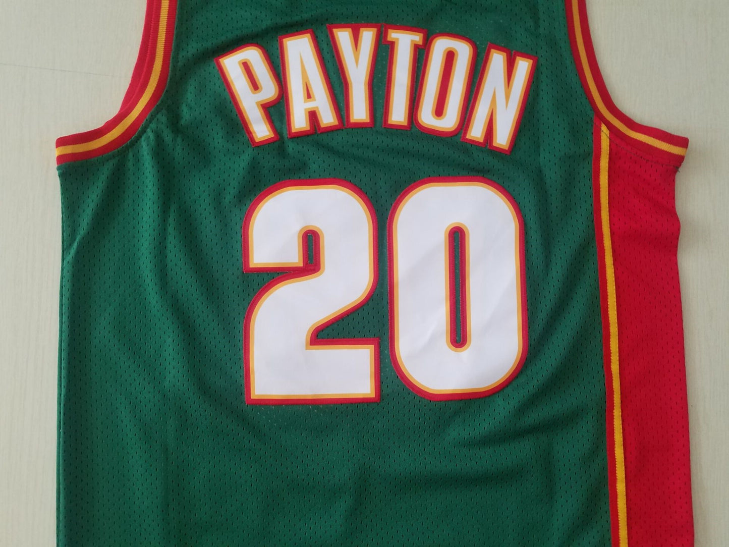 Men's Seattle Supersonics Gary Payton #20 Green Swingman Player Jersey