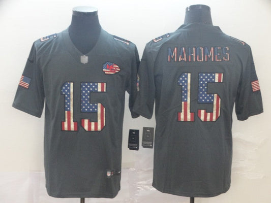 Men's Kansas City Chiefs Patrick Mahomes Black Game Jersey