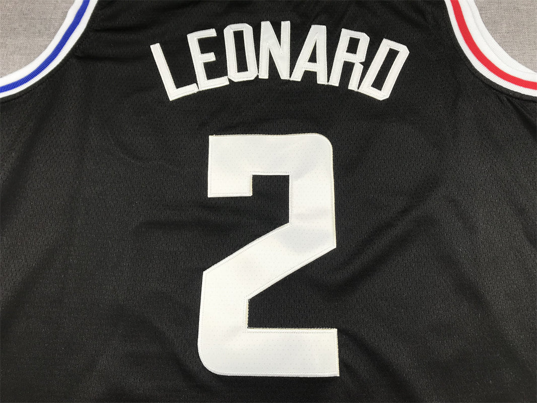 Men's LA Clippers Kawhi Leonard #2 Black 2022/23 Fastbreak Jersey - City Edition