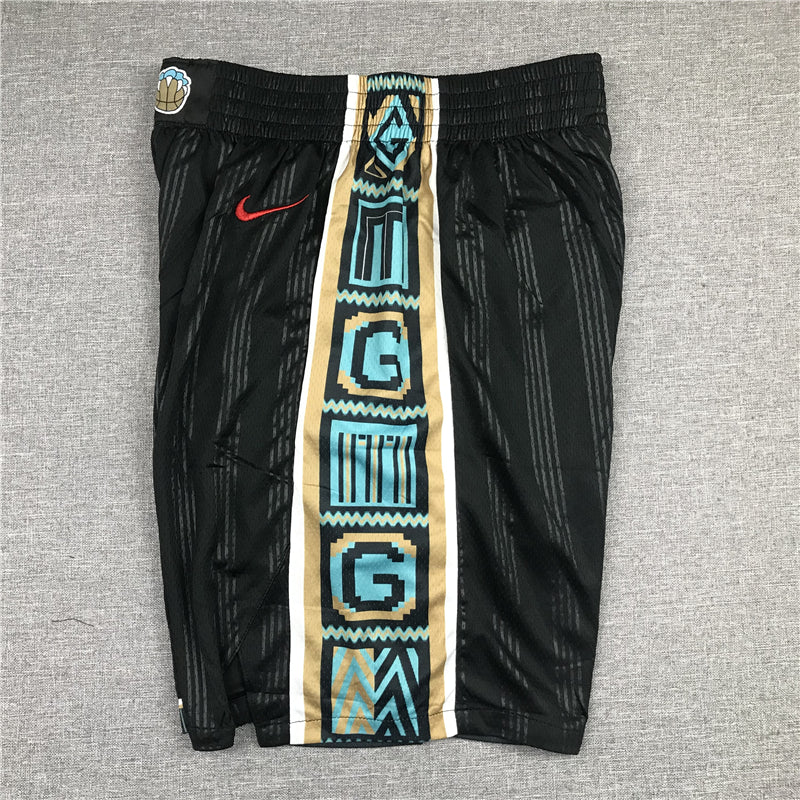 Men's Memphis Grizzlies Black City Edition Basketball Shorts