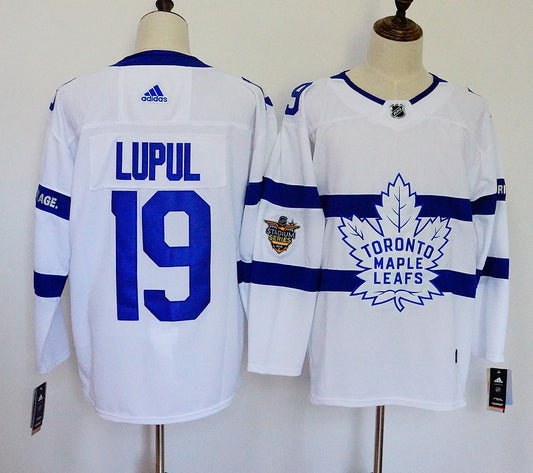 Men's Toronto Maple Leafs Joffrey Lupul #19 White Player Jersey