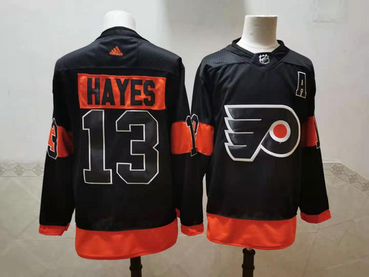 Men's Philadelphia Flyers Kevin Hayes #13 Black Player Jersey