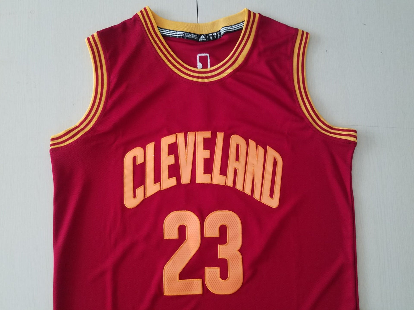 Men's Cleveland Cavaliers LeBron James #23 Red Swingman Fashion Jersey