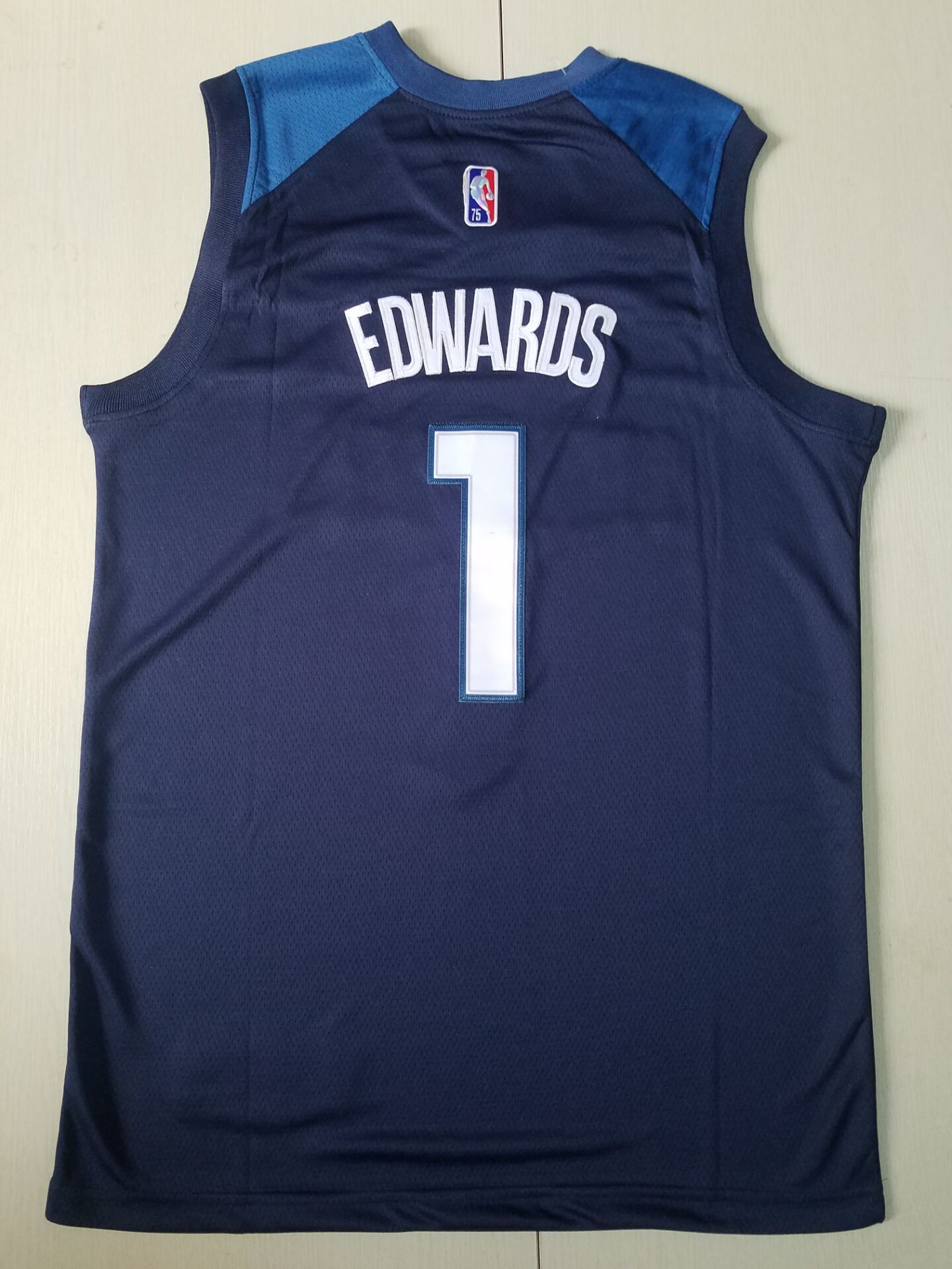 Men's Minnesota Timberwolves Anthony Edwards Navy 2021/22 Swingman Jersey