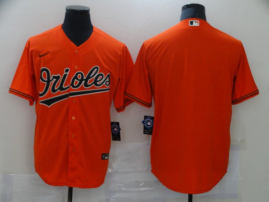 Men's Baltimore Orioles Orange Alternate Replica Blank Jersey