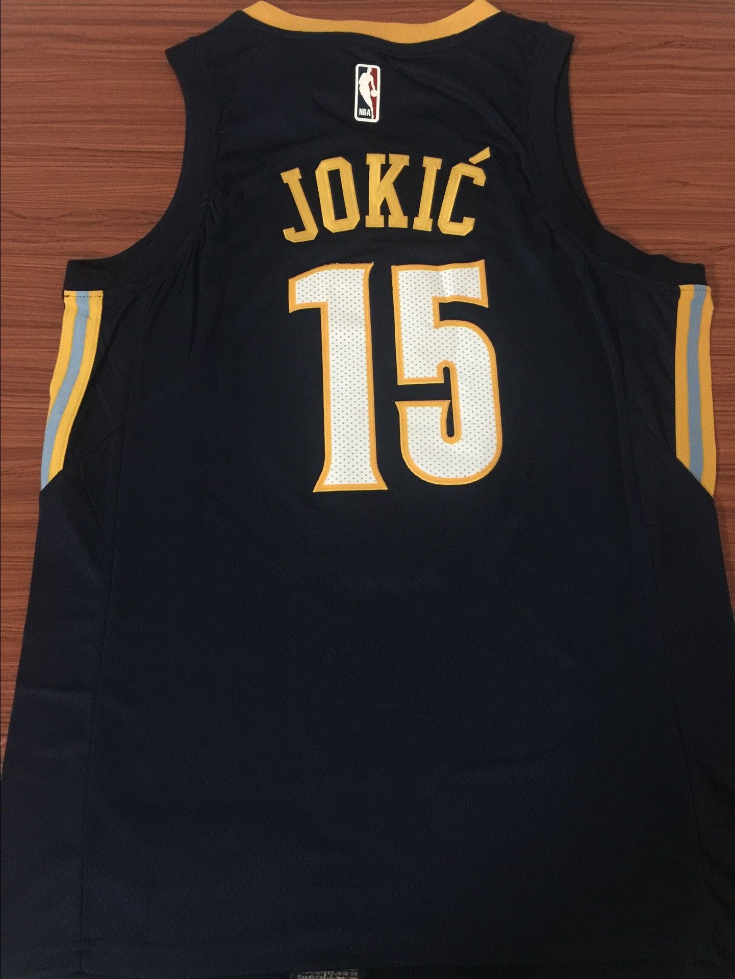 Men's Denver Nuggets Nikola Jokic #15 NBA Black Swingman Player Jersey