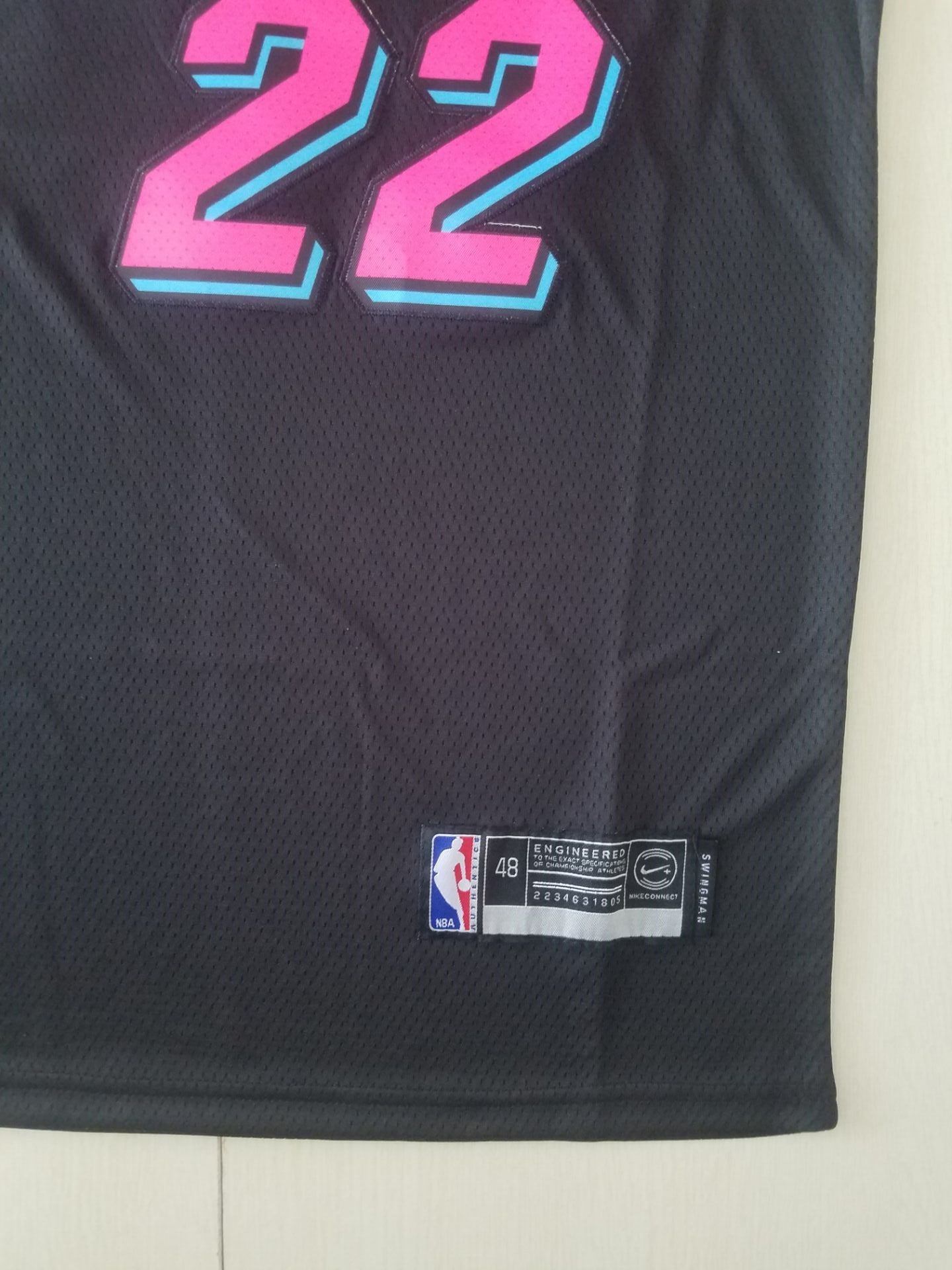 Men's Miami Heat Jimmy Butler #22 NBA Black Swingman Jersey