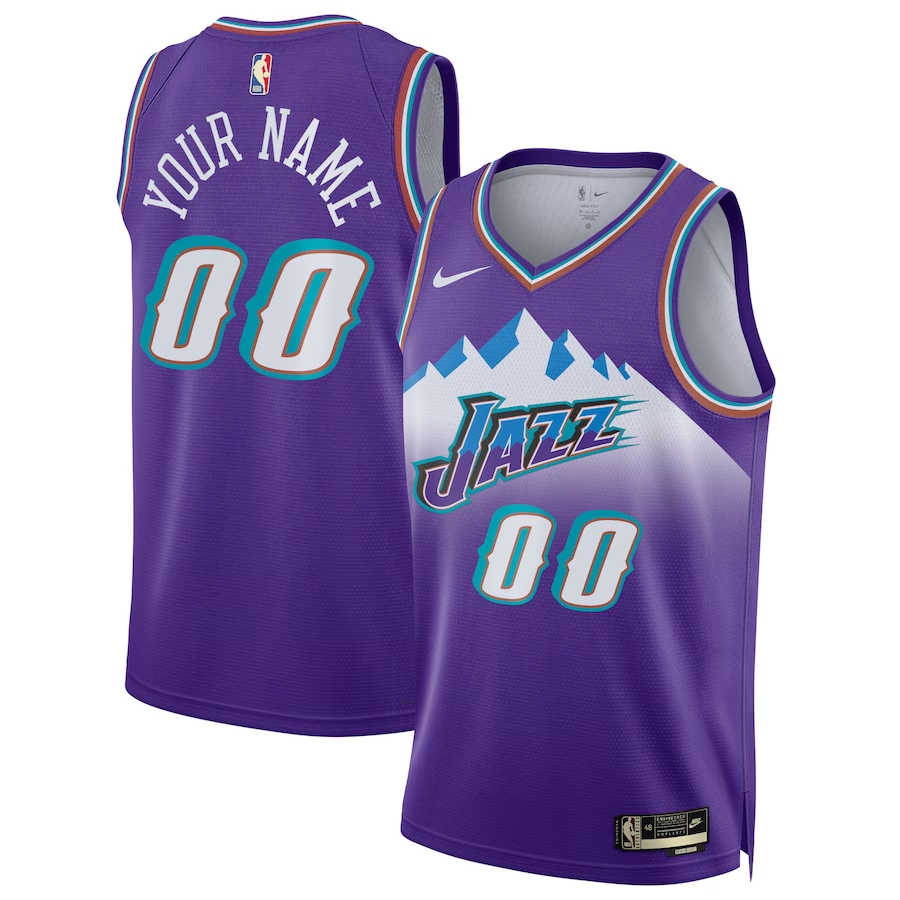 Men's Utah Jazz Purple 2022/23 Custom Swingman Jersey - Classic Edition