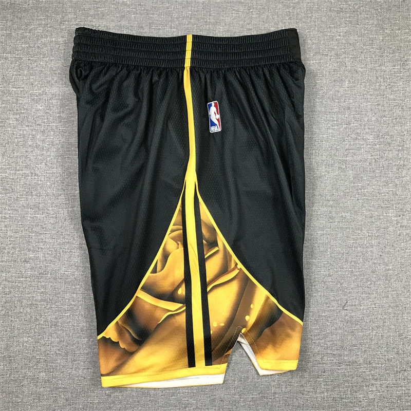 Men's Golden State Warriors Black 2022/23 Basketball Shorts City Edition