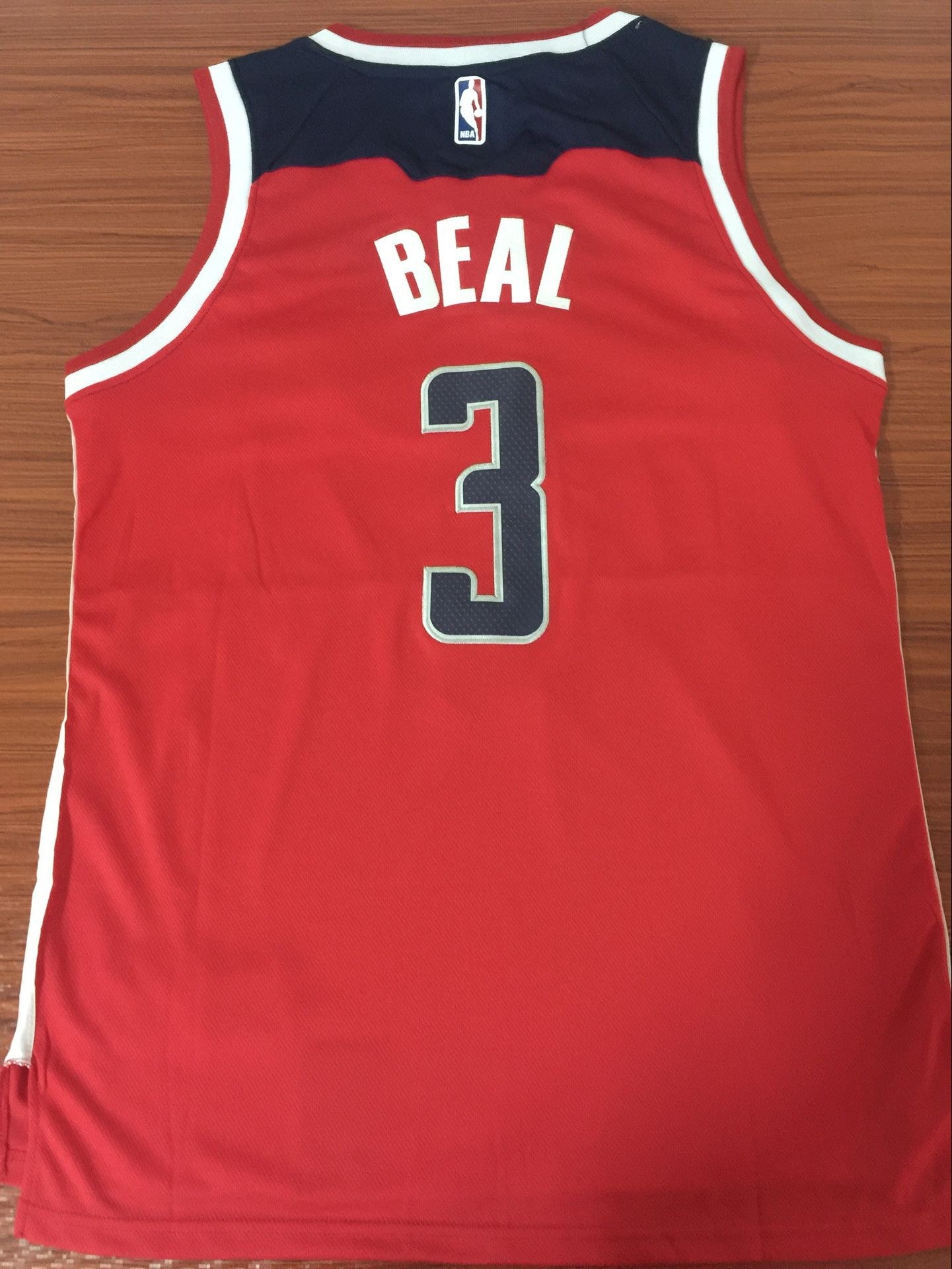 Men's Washington Wizards Bradley Beal #3 NBA Red Replica Jersey