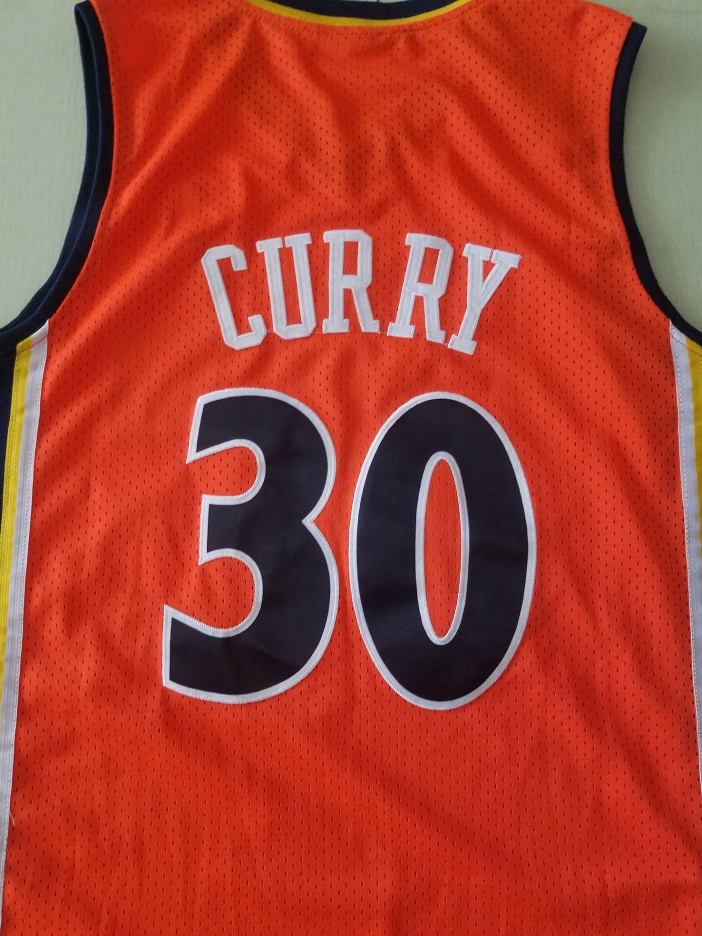 Men's Golden State Warriors Stephen Curry Fanatics Branded Orange Classic Jersey