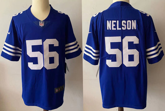 Men's Indianapolis Colts Quenton Nelson #56 Blue Game Player Jersey