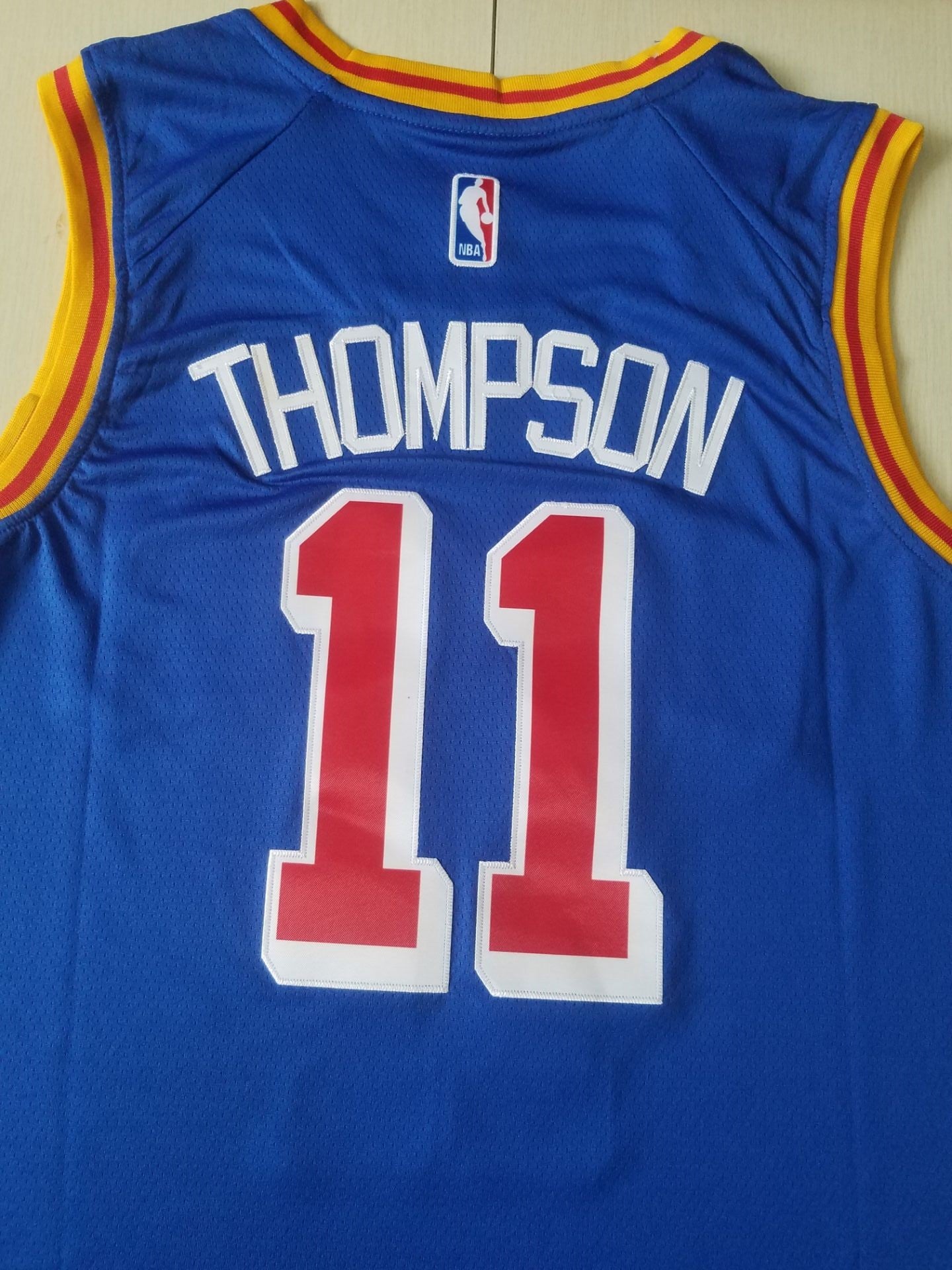 Men's Golden State Warriors Klay Thompson #11 Blue Classic Player Jersey