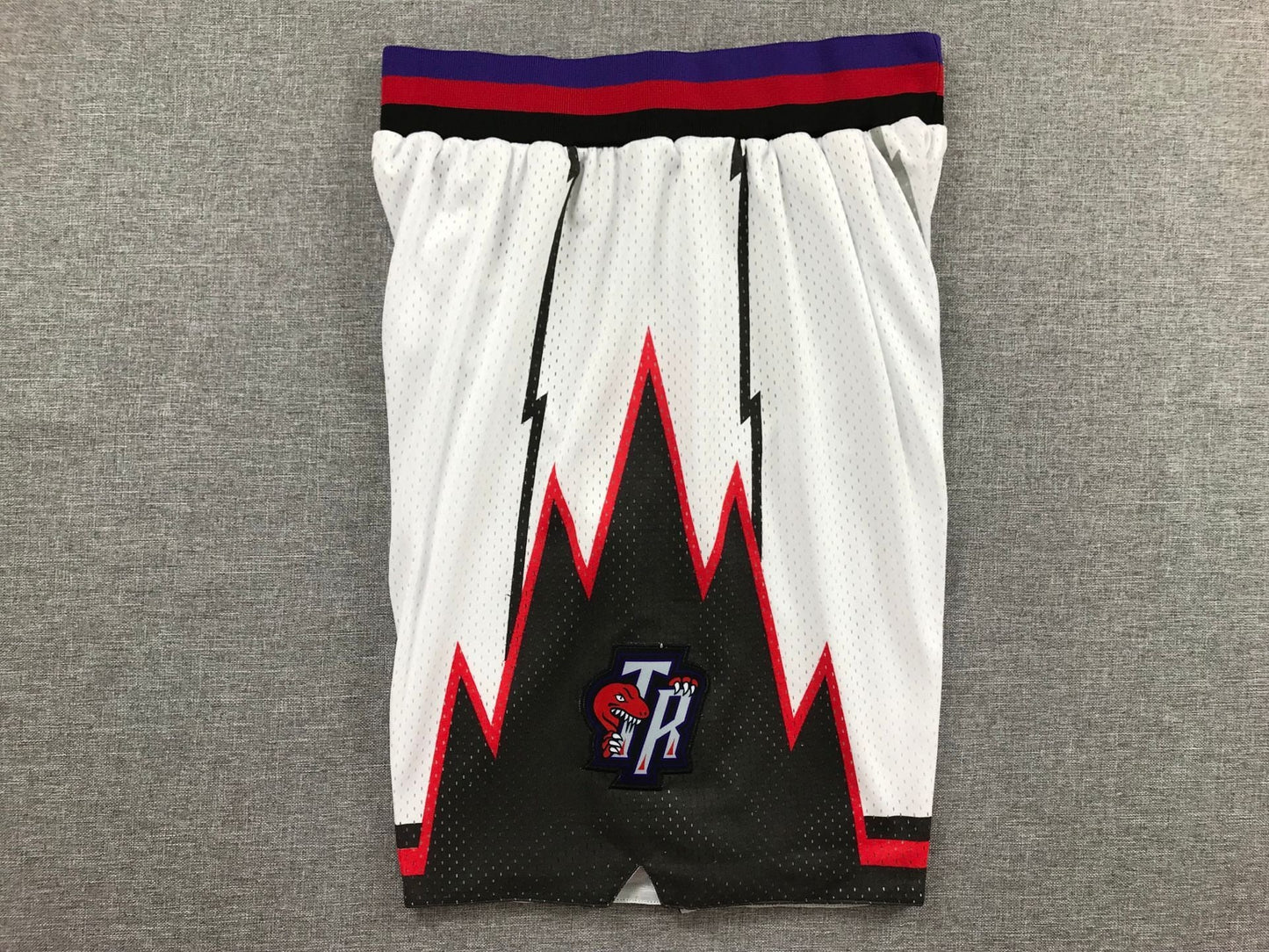 Men's Toronto Raptors White Basketball Shorts