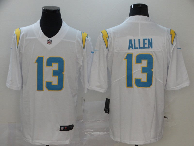 Men's Los Angeles Chargers Keenan Allen #13 White Game Player Jersey