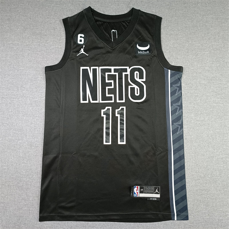 Men's Brooklyn Nets Kyrie Irving #11 Black 2022/23 Statement Edition Swingman Jersey