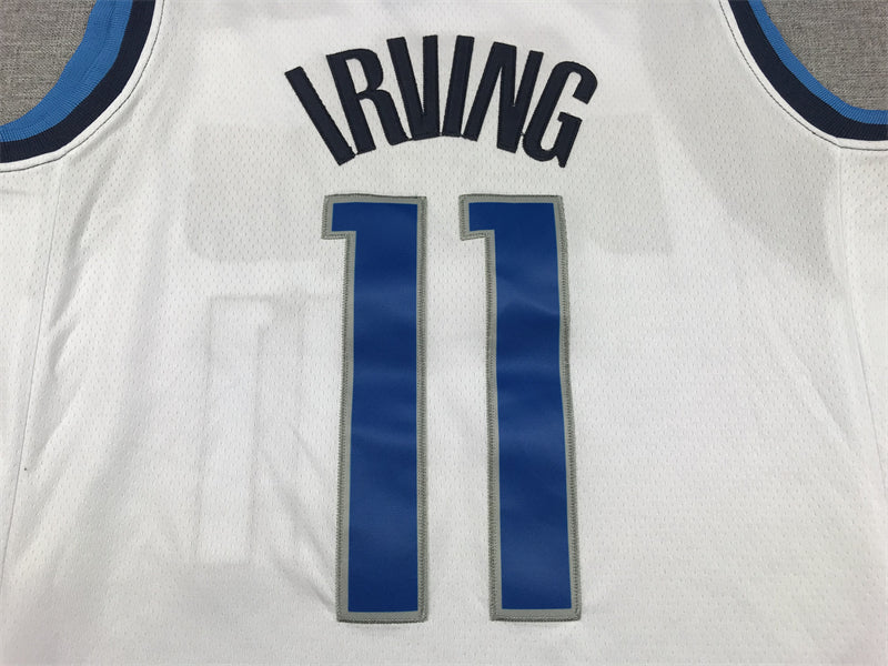 Men's Dallas Mavericks Kyrie Irving #11 White Fastbreak Jersey - Association Edition