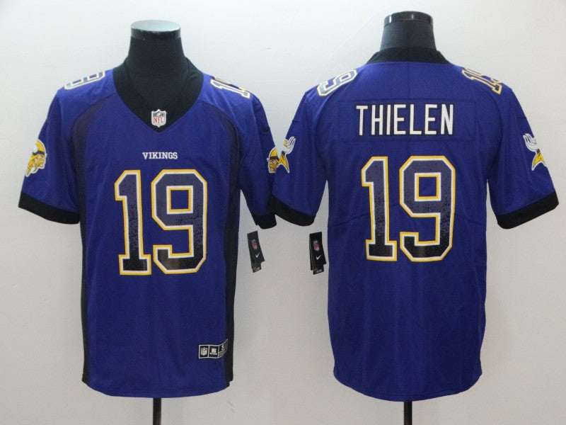 Men's Minnesota Vikings Adam Thielen #19 Purple Game Jersey