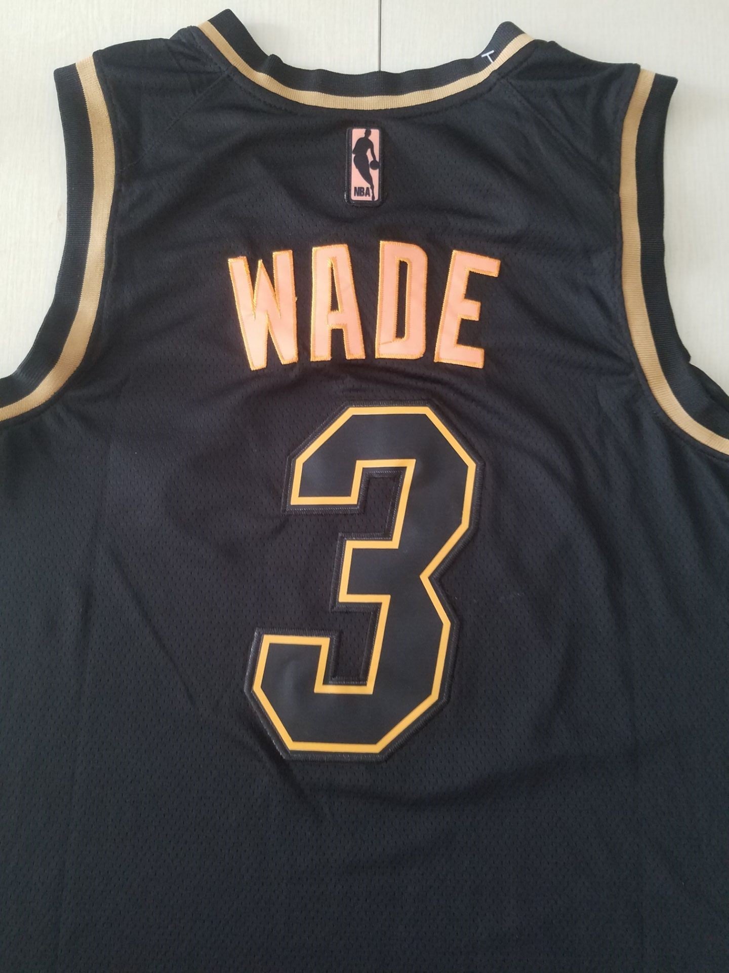 Men's Miami Heat Dwyane Wade #3 NBA Black Swingman Player Jersey