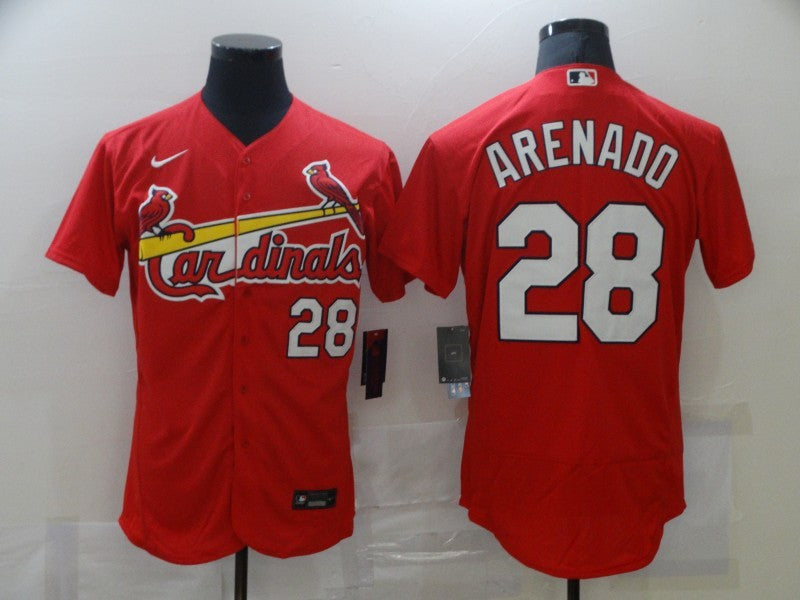 Men's St. Louis Cardinals Nolan Arenado #28 Red Replica Player Jersey