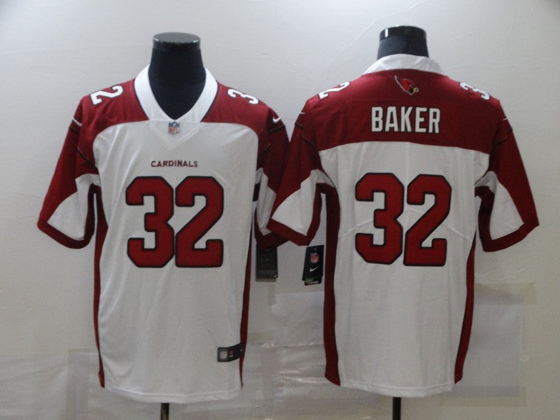 Men's Arizona Cardinals Budda Baker #32 White Game Player Jersey