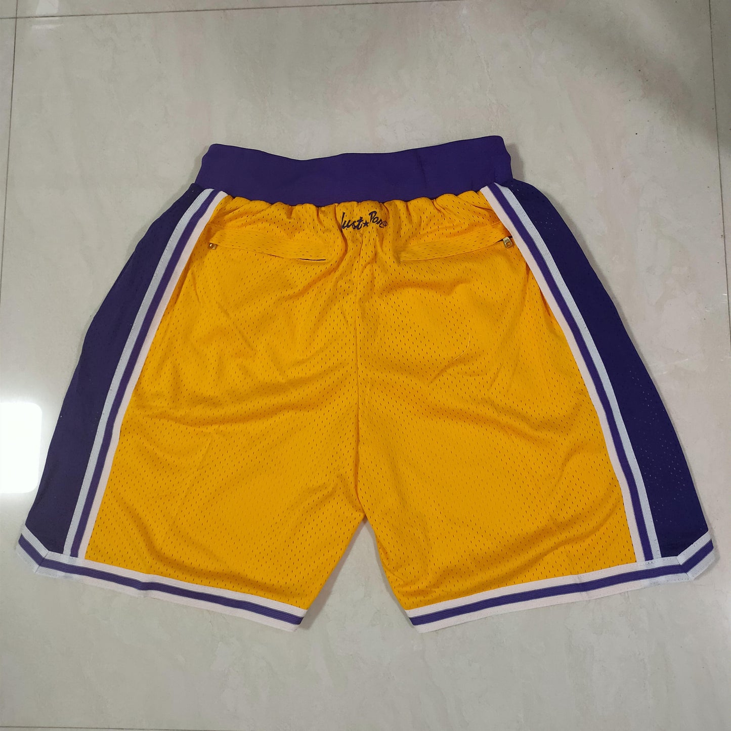 Men's Mitchell & Ness Los Angeles Lakers 1996-97 Throwback Authentic Pro Shorts