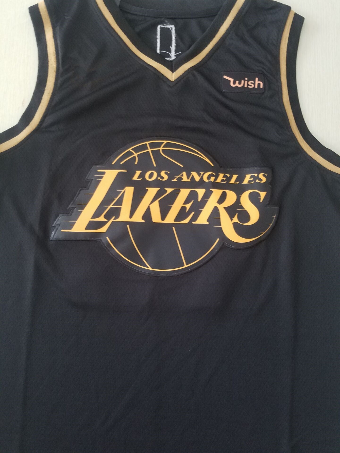 Men's Los Angeles Lakers LeBron James #23 NBA Black Swingman Player Jersey