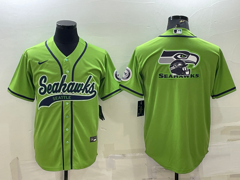 Men's Seattle Seahawks Green Game Jersey