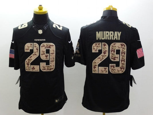 Men's Dallas Cowboys DeMarco Murray #29 Black Game Player Jersey