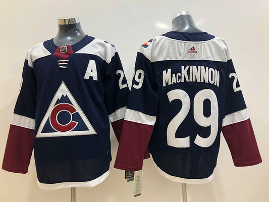 Men's Colorado Avalanche Nathan MacKinnon #29 Navy Alternate Primegreen Authentic Pro Player Jersey