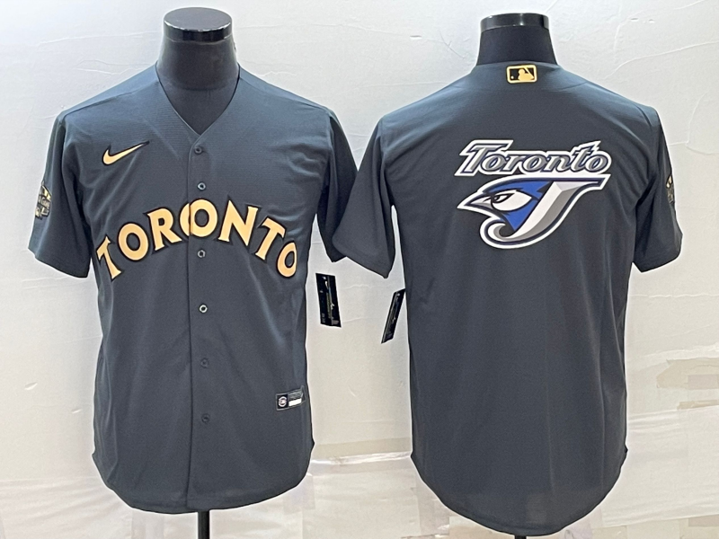 Men's Toronto Blue Jays Gray Replica Player Jersey