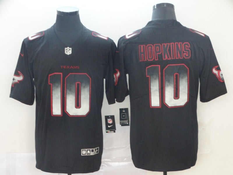 Men's Houston Texans DeAndre Hopkins #10 Black Authentic Game Jersey