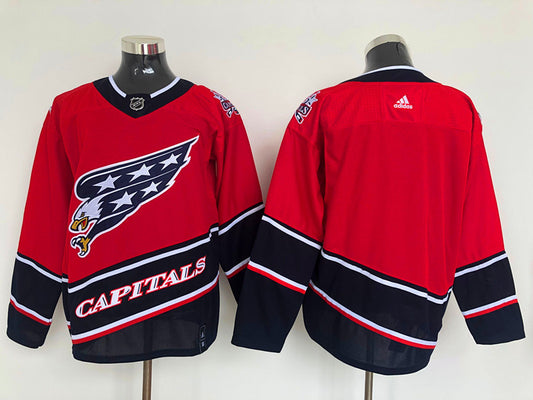 Men's Washington Capitals Red Breakaway Player Game Blank Jersey