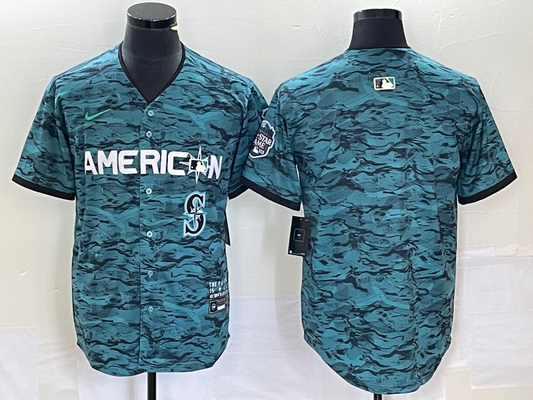 Men's American League Seattle Mariners Teal 2023 MLB All-Star Game Limited Blank Jersey