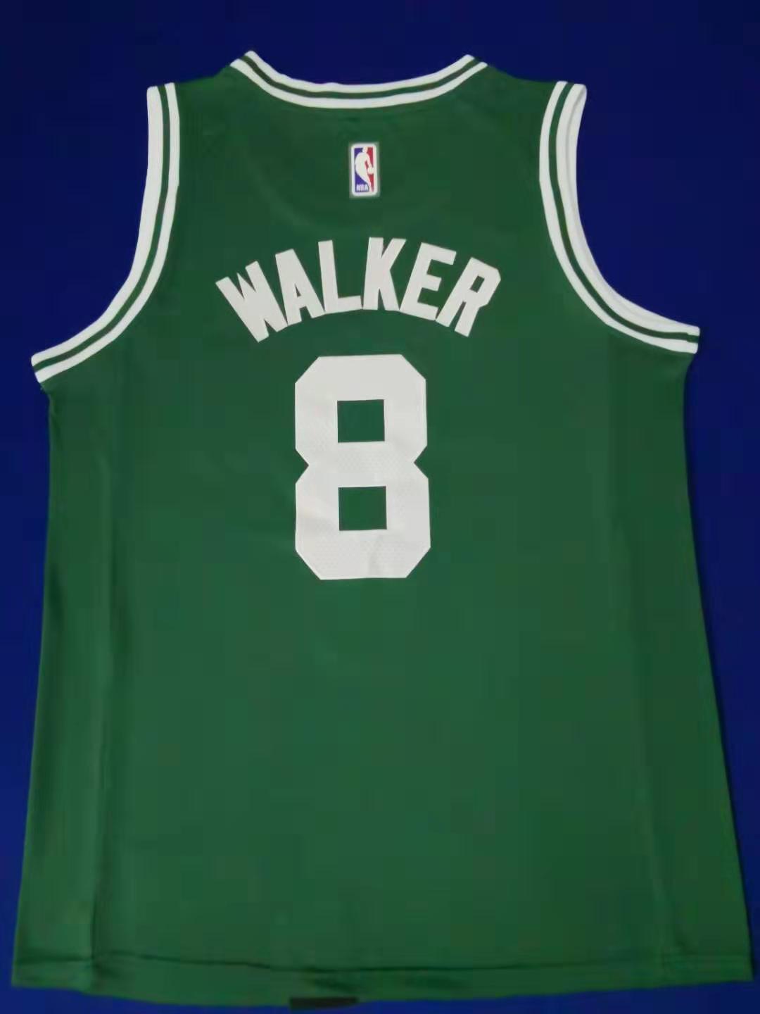 Men's Boston Celtics Kemba Walker #8 NBA Green Game Jersey