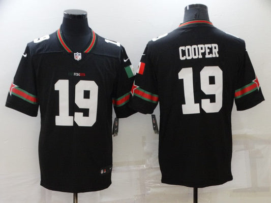 Men's Dallas Cowboys #19 Amari Cooper Black Player Game Jersey