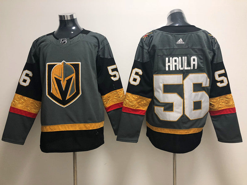 Men's Vegas Golden Knights Erik Haula #56 Gray Breakaway Player Jersey