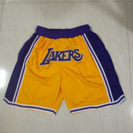 Men's Mitchell & Ness Los Angeles Lakers 1996-97 Throwback Authentic Pro Shorts