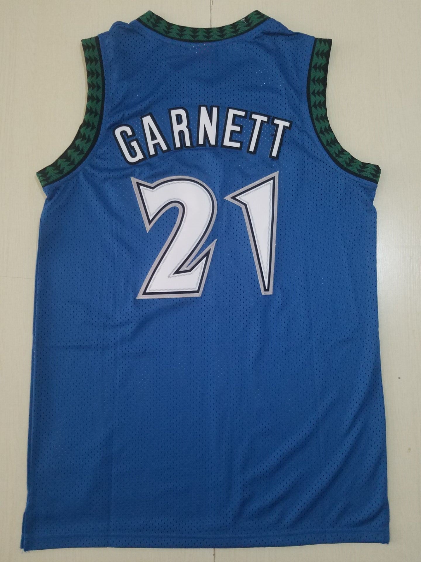 Men's Minnesota Timberwolves #21 Kevin Garnett Hardwood Classics Swingman Jersey