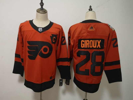 Men's Philadelphia Flyers Claude Giroux #28 Orange Replica Player Jersey