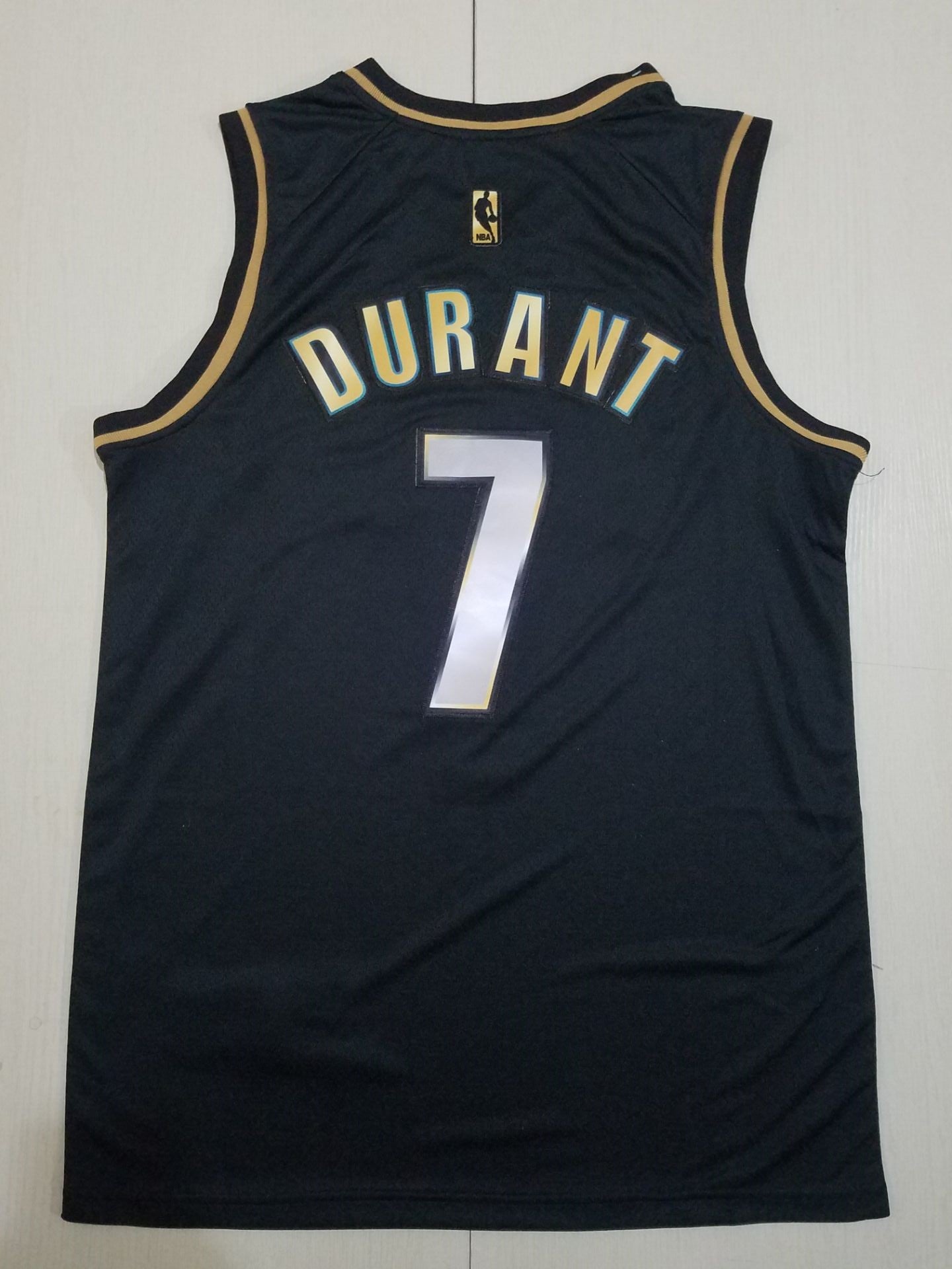 Men's Brooklyn Nets Kevin Durant Black 2020/21 Swingman Player Jersey