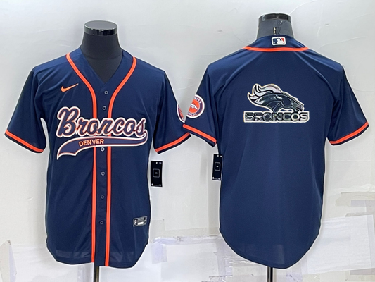 Men's Denver Broncos Navy Game Jersey