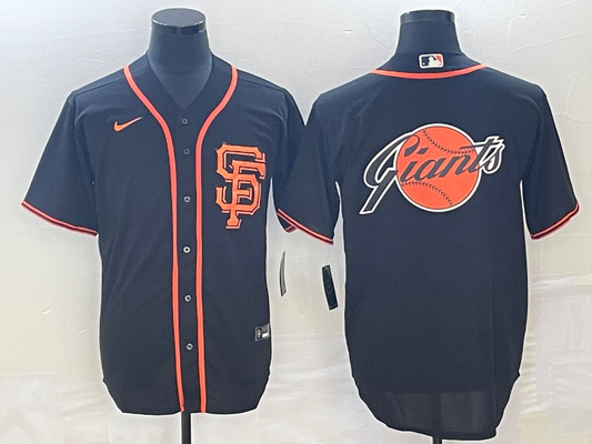 Men's San Francisco Giants Black Alternate Replica Team Jersey