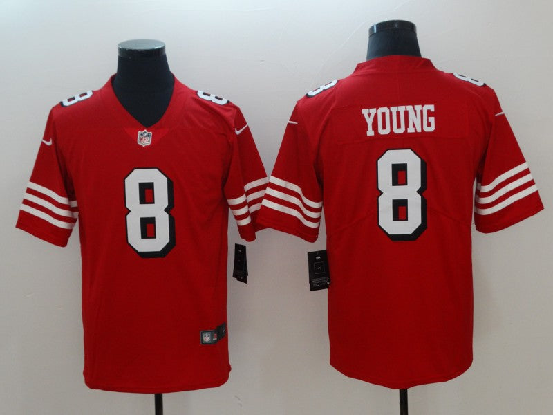 Men's San Francisco 49ers Steve Young #8 Red Game Player Jersey