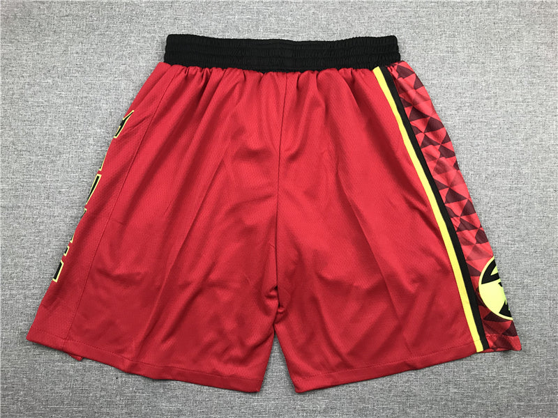 Men's Atlanta Hawks Red Basketball Retro Shorts