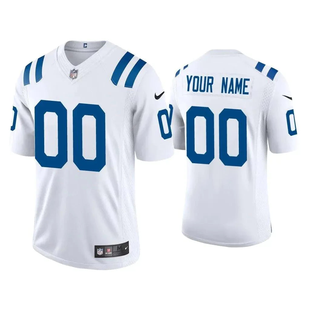 Men's Indianapolis Colts Custom Player Game Jersey White