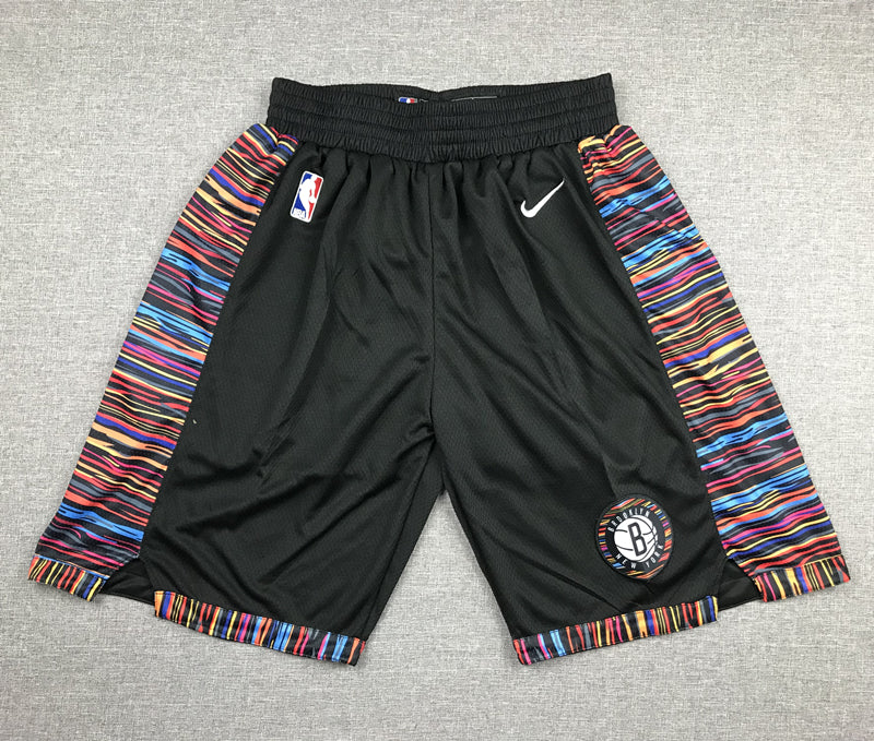 Men's Brooklyn Nets Black Basketball Shorts City Edition