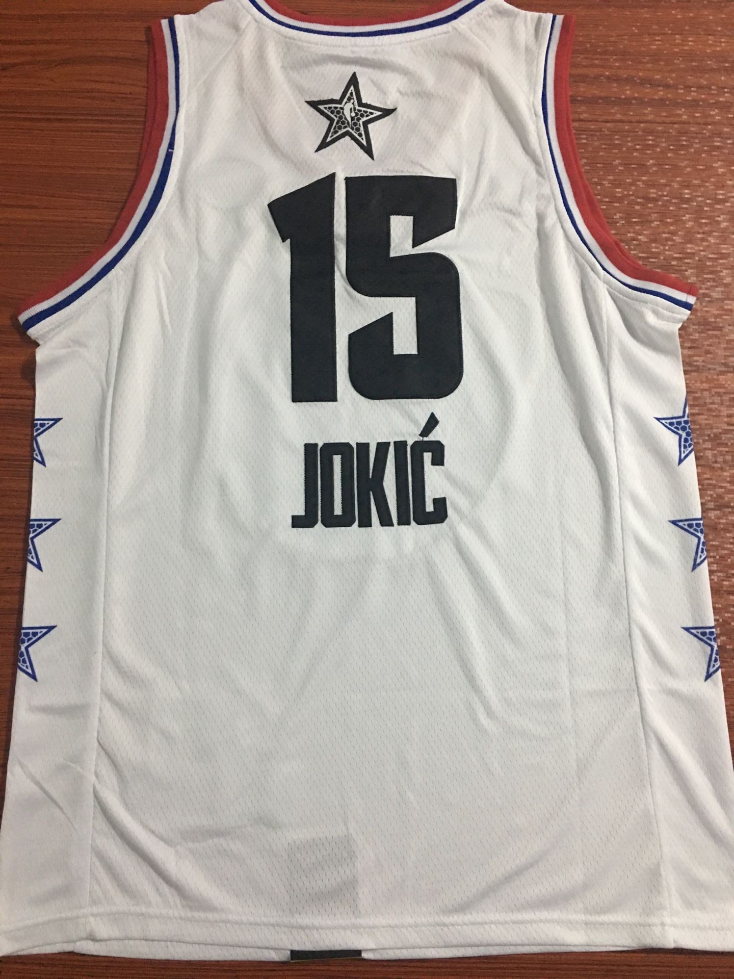 Men's Denver Nuggets Nikola Jokic #15 NBA White Swingman Jersey Reward version