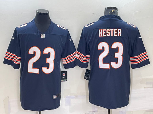 Men's Chicago Bears Devin Hester #23 Navy Game Jersey