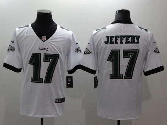 Men's Philadelphia Eagles Alshon Jeffery #17 White Game Jersey